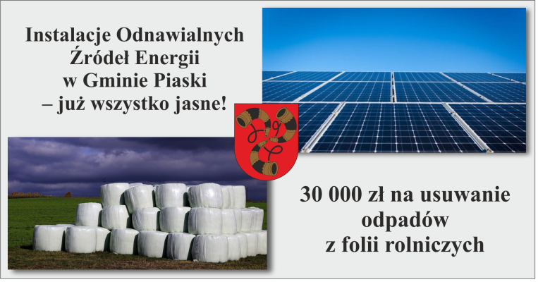 Instalacje Odnawialnych Źródeł Energii w Gminie Piaski – już wszystko jasne!